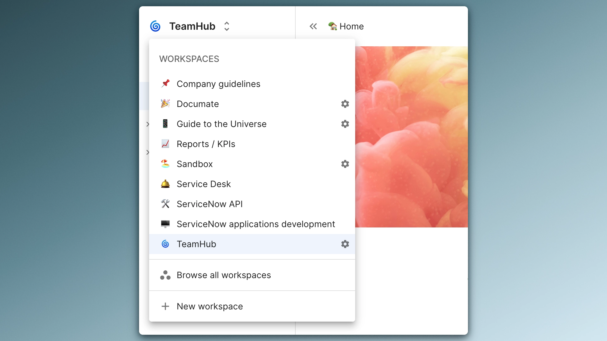 Documate May 2023: Workspace navigation & Page settings