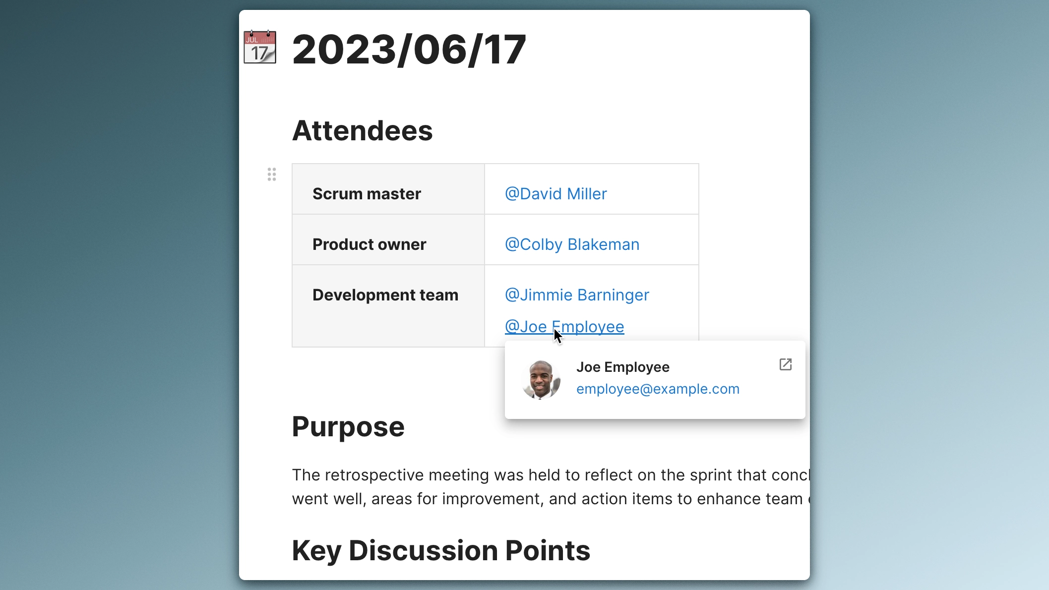 Documate July 2023: User references, Drag-and-drop blocks & Effortless linking