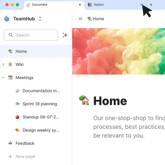 Documate vs Notion - Hero