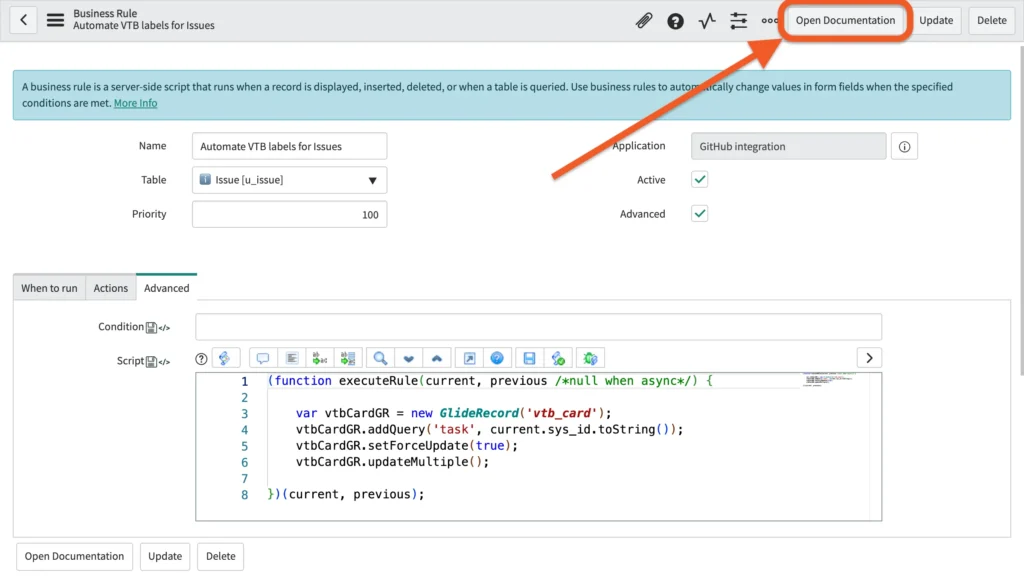 Documate for ServiceNow teams - Open documentation