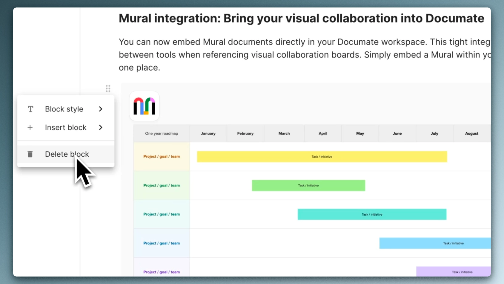 Documate March 2025: Mural integration & Improved editing tools